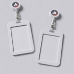 Action8 retractable ID badge reel printing KSA