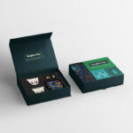 Custom Saudi National Day Sticker Box Printing Green Theme