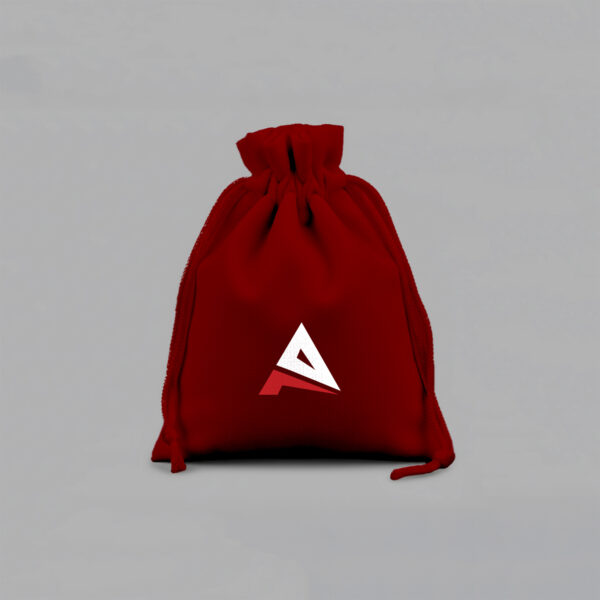 Action8 custom velvet pouch logo printing Saudi Arabia
